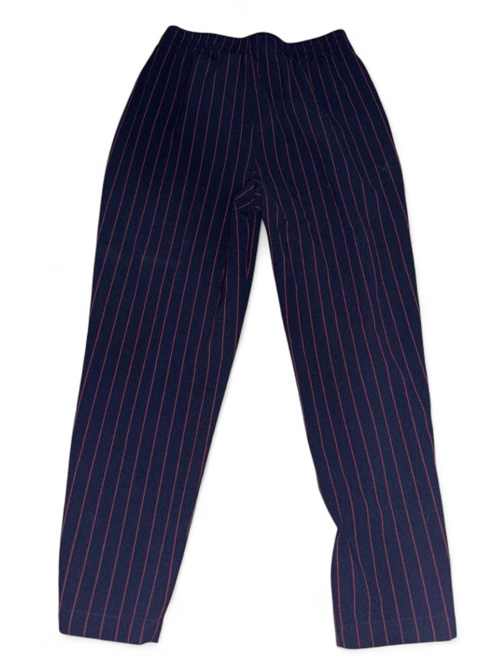 Abercrombie and Fitch Navy With Red Pinstripe Women’s Business Casual Pants